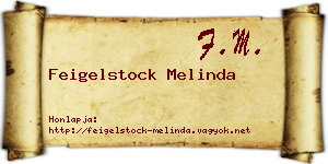 Feigelstock Melinda névjegykártya